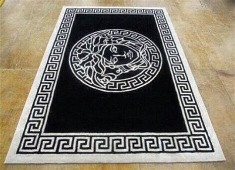 white versace rug|versace bathroom rug.